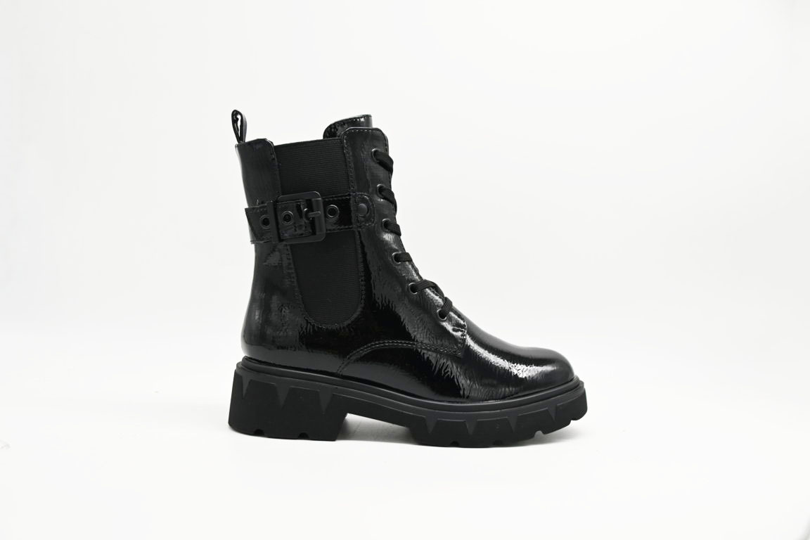 marco tozzi stivaletto vernice vegan