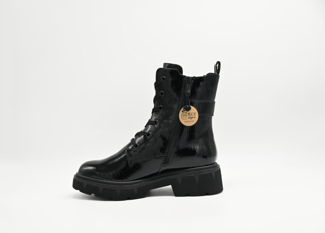 marco tozzi stivaletto vernice vegan - immagine 4