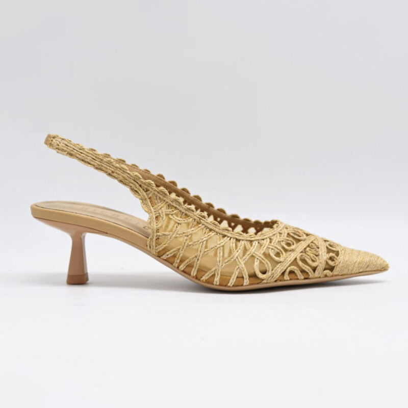 chiconic slingback raffia