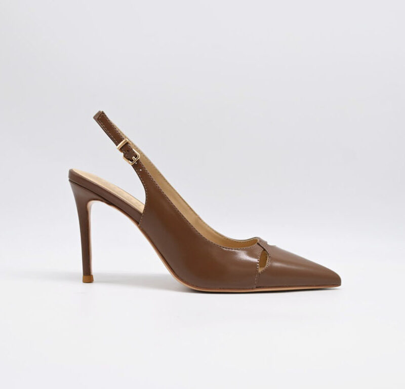 chiconic slingback pelle