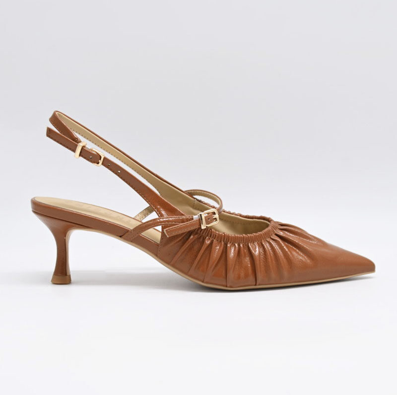 chiconic slingback vernice braccialetto