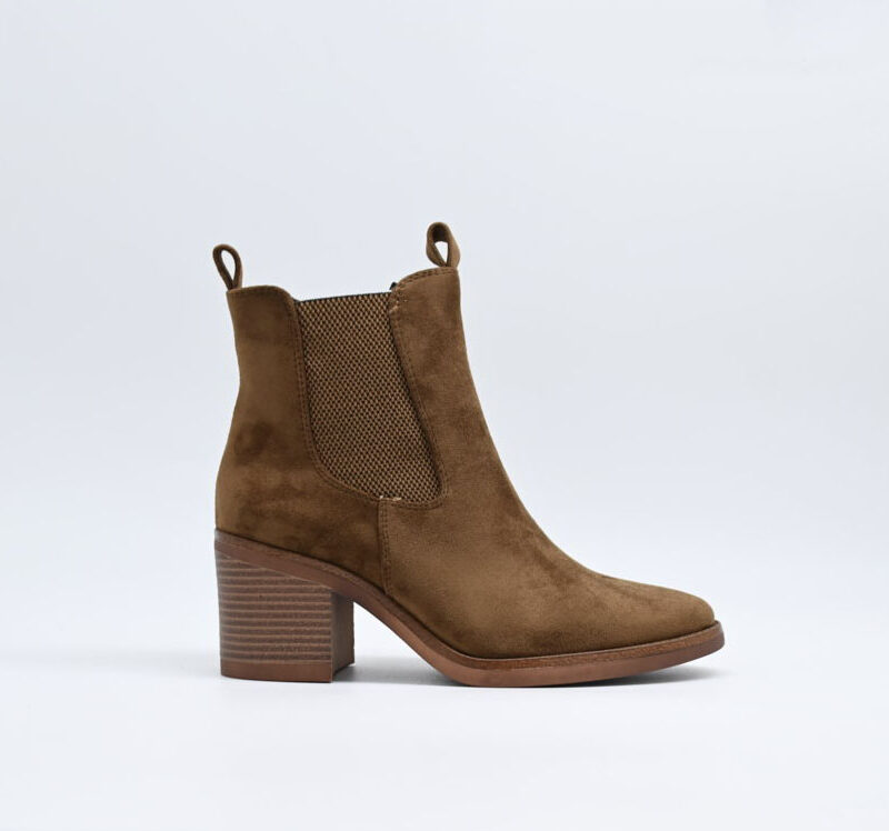 marco tozzi stivaletto suede vegan