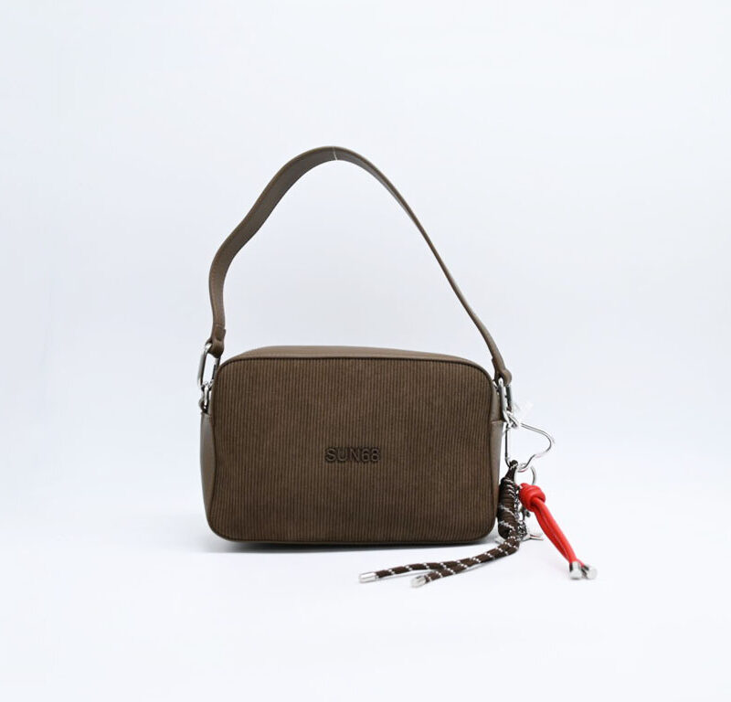 sun68 borsa mini camera bag velvet corduroy - immagine 4