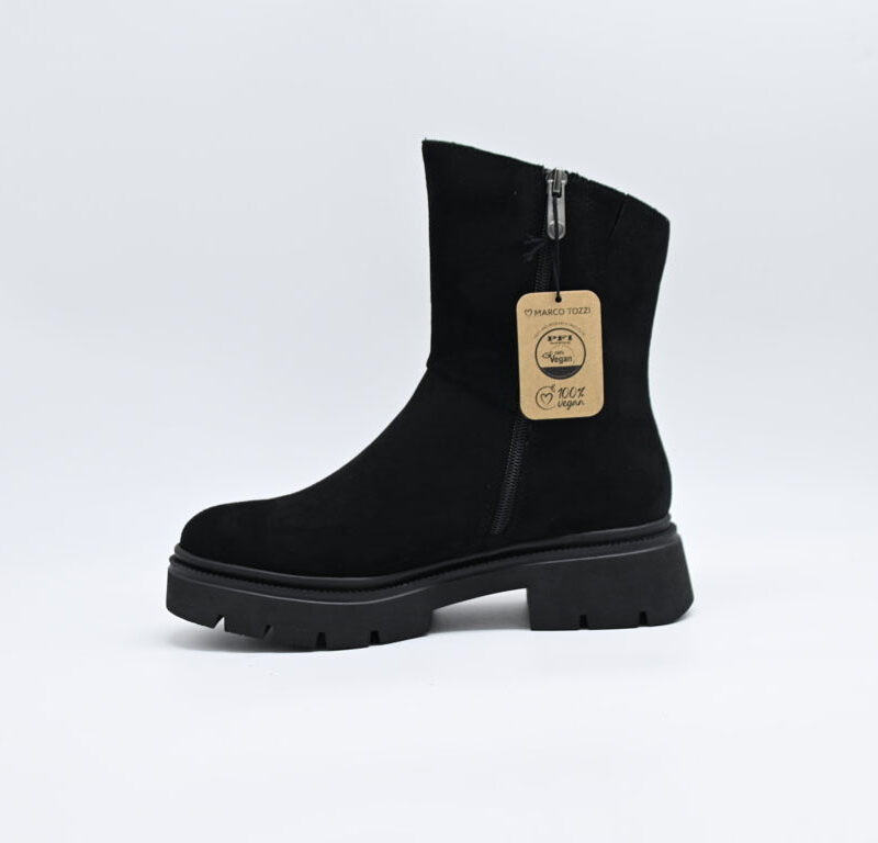 marco tozzi stivaletto suede vegan - immagine 4