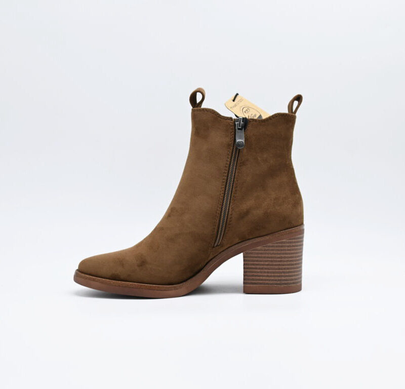 marco tozzi stivaletto suede vegan - immagine 4
