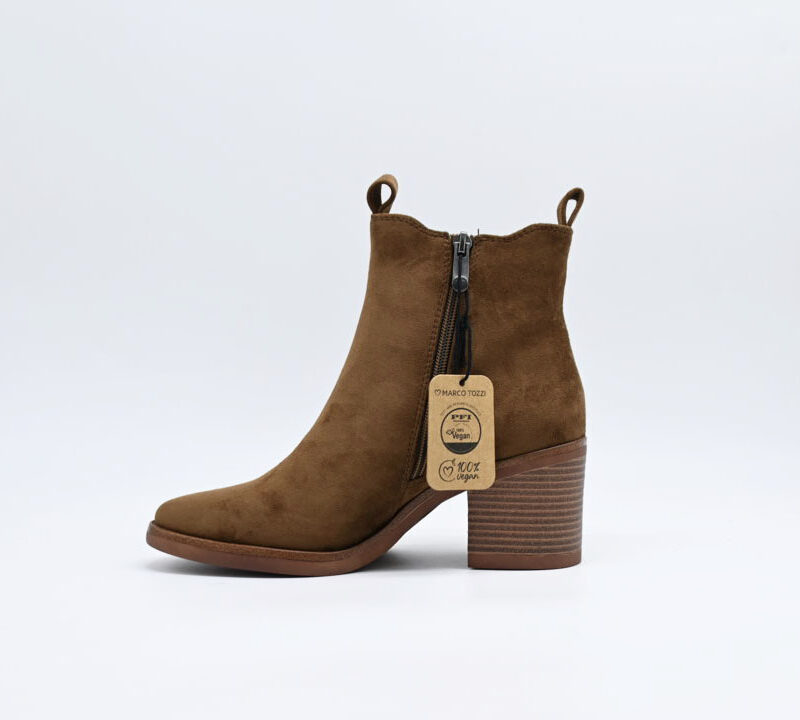 marco tozzi stivaletto suede vegan - immagine 5