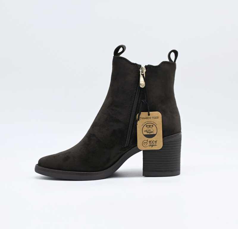 marco tozzi stivaletto suede vegan - immagine 4