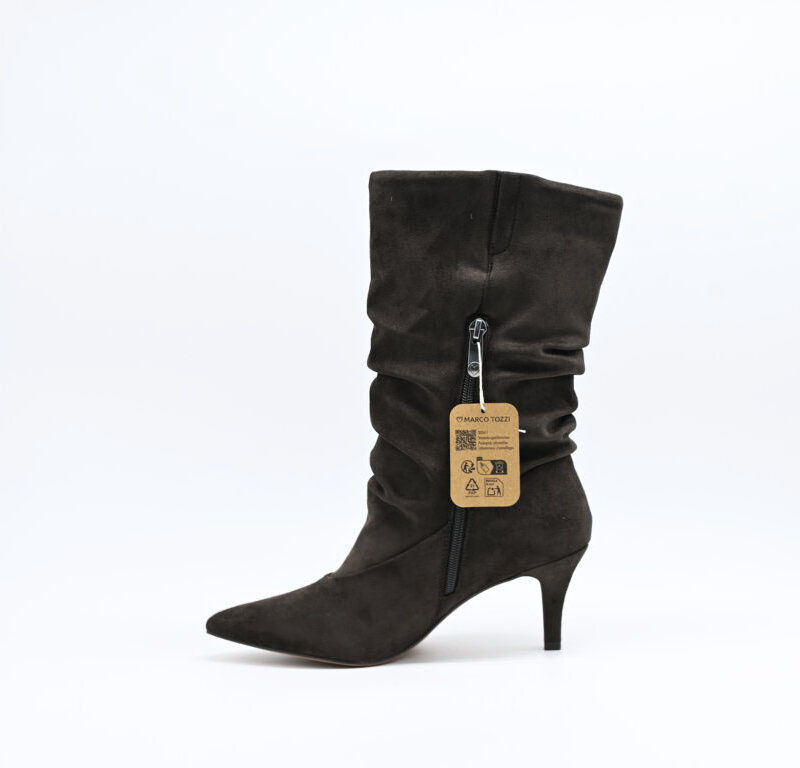 marco tozzi stivaletto suede vegan - immagine 4