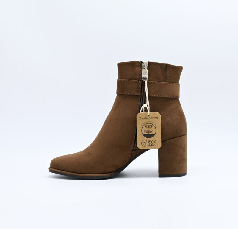 marco tozzi stivaletto suede vegan - immagine 4